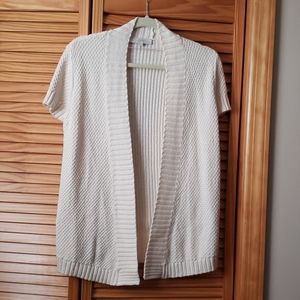 Cardigan sweater open front